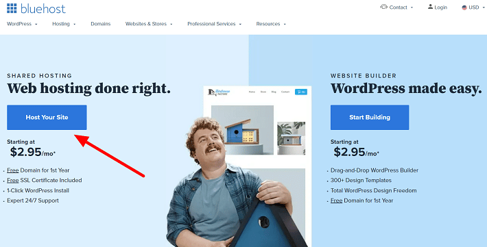 bluehost hosting