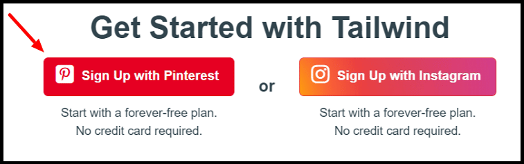 create a tailwind account for Pinterest