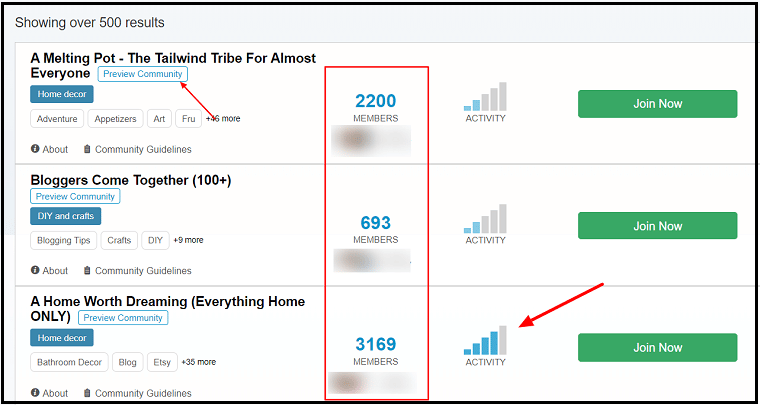 choosing tailwind communities for social media growth