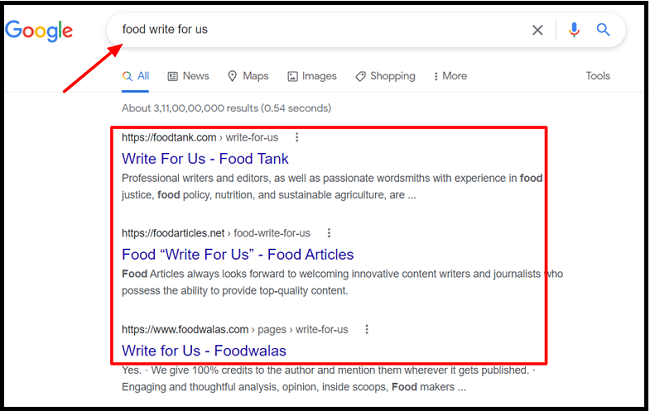 find guest post opportunities through google search