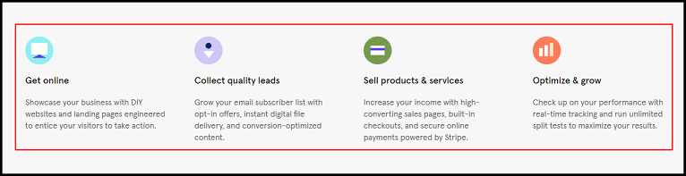 lead pages page builder features