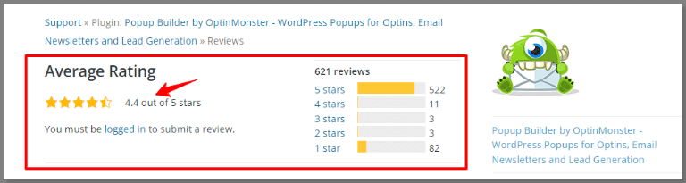 optinmonster plugin rating