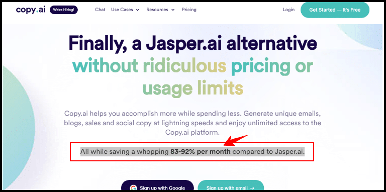 Copy.ai vs Jasper ai Which is best for teams